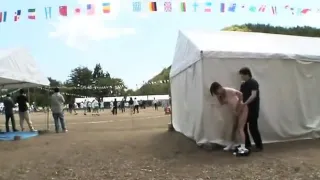 Japanese teen amateur public party